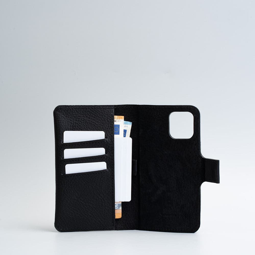 Leather iPhone folio wallet with Magsafe - The Minimalist 2.0 - Geometric Goods