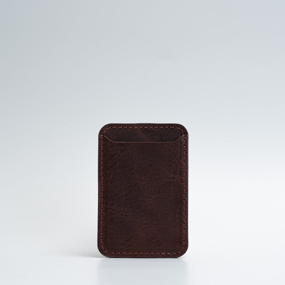 mahogany magsafe wallet