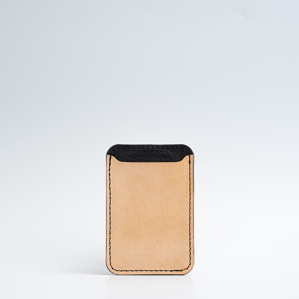 Leather wallet with Magsafe - Two colors - Geometric Goods