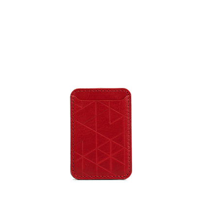 red magsafe wallet with strong magsafe magnet for Apple iPhone 13 and iPhone 14 series