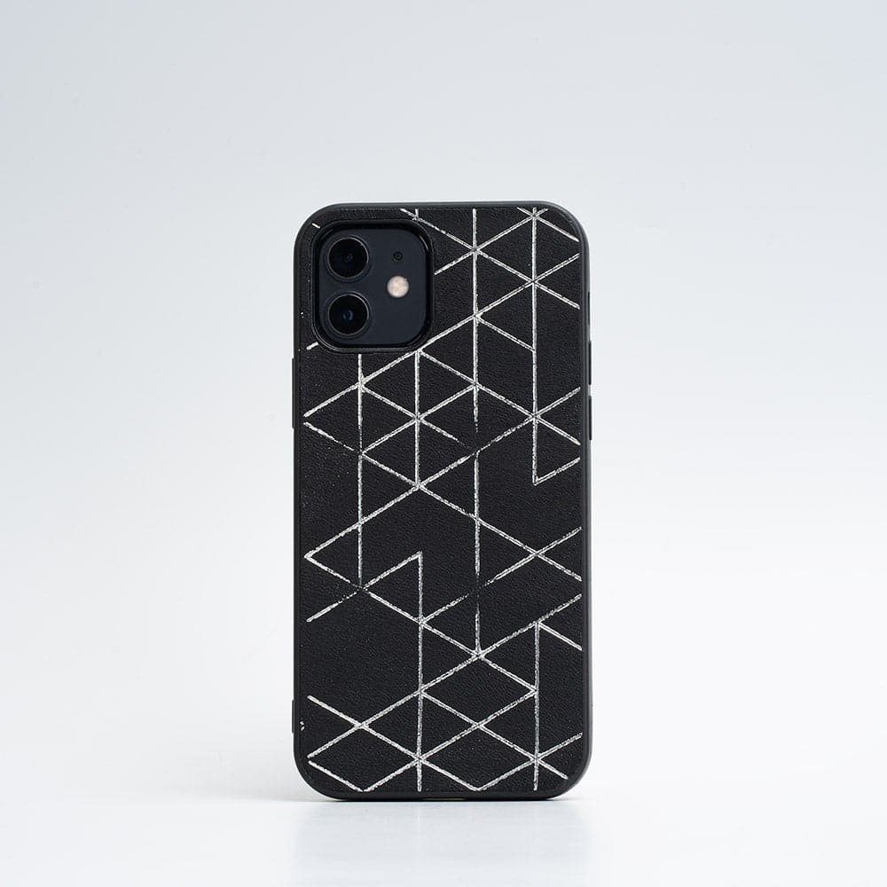 silver iPhone 12 case