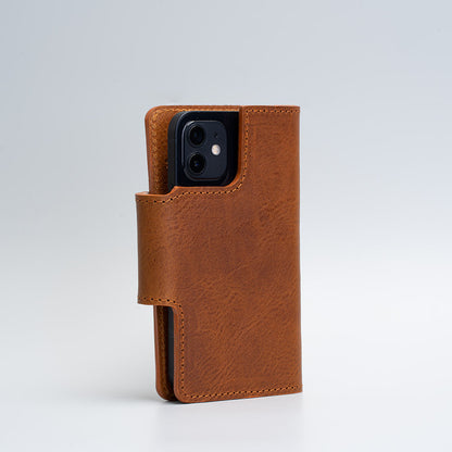 Leather folio wallet with Magsafe 1.0 - SALE - Geometric Goods