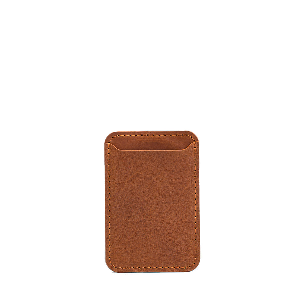 LUCRIN Geneva MagSafe Wallet Case - Tan - Vegetable Tanned Leather