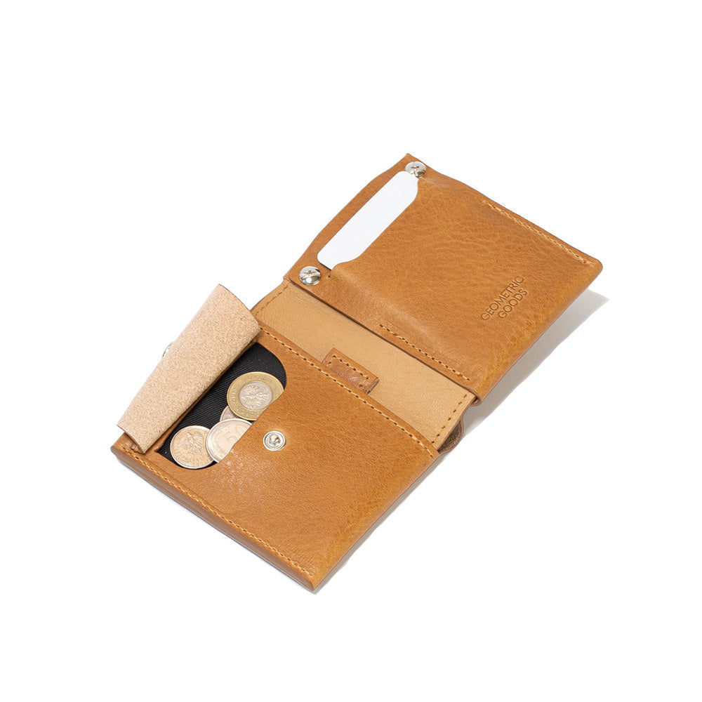 Brown Leather Bi-Fold Wallet with Coin Pouch - PEDRO US