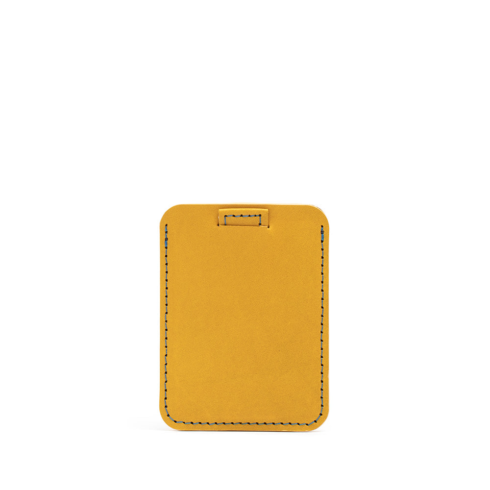 yellow magsafe card wallet