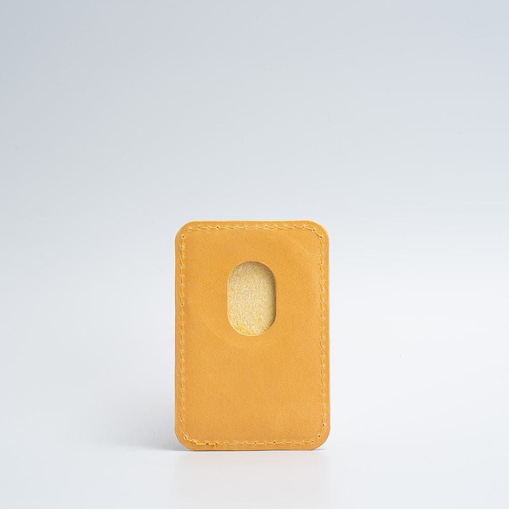 yellow magsafe wallet